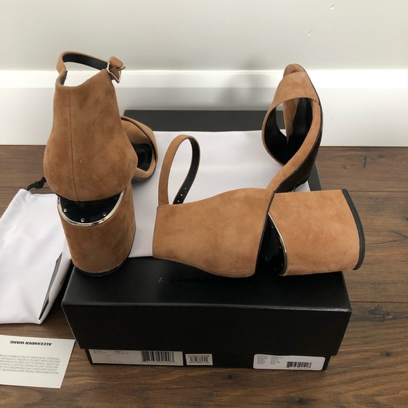 Alexander Wang Shoes - Alexander Wang Abby Suede Sandals, 9,5